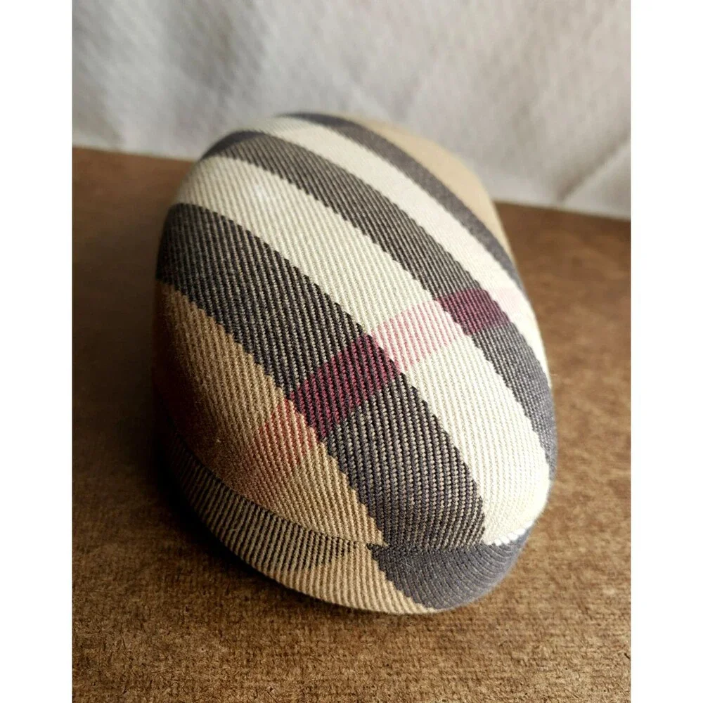 BURBERRY NOVA CHECK Eyeglasses / Sunglasses Hard Case PLAID Clamshell EMPTY CASE